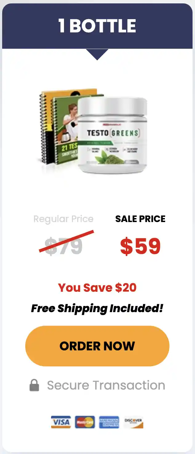 testogreens one bottle pack